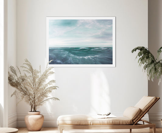 Undercurrent Seascape Print on Fine Art Paper - Magda Malak Art