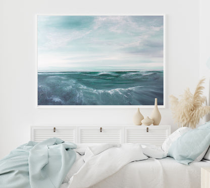 Undercurrent Seascape Print on Fine Art Paper - Magda Malak Art