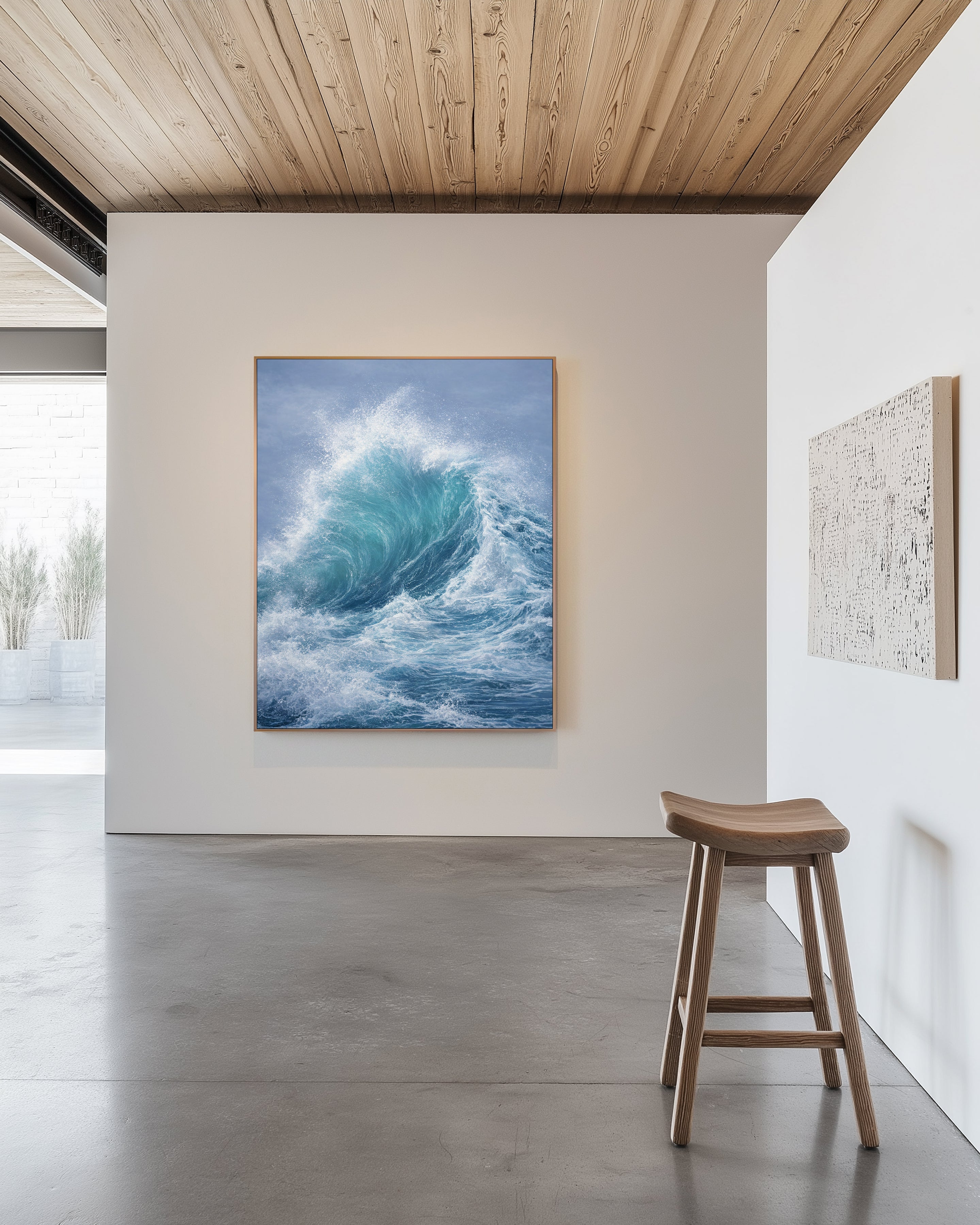 Unbound, original oil seascape painting by Magda Malak