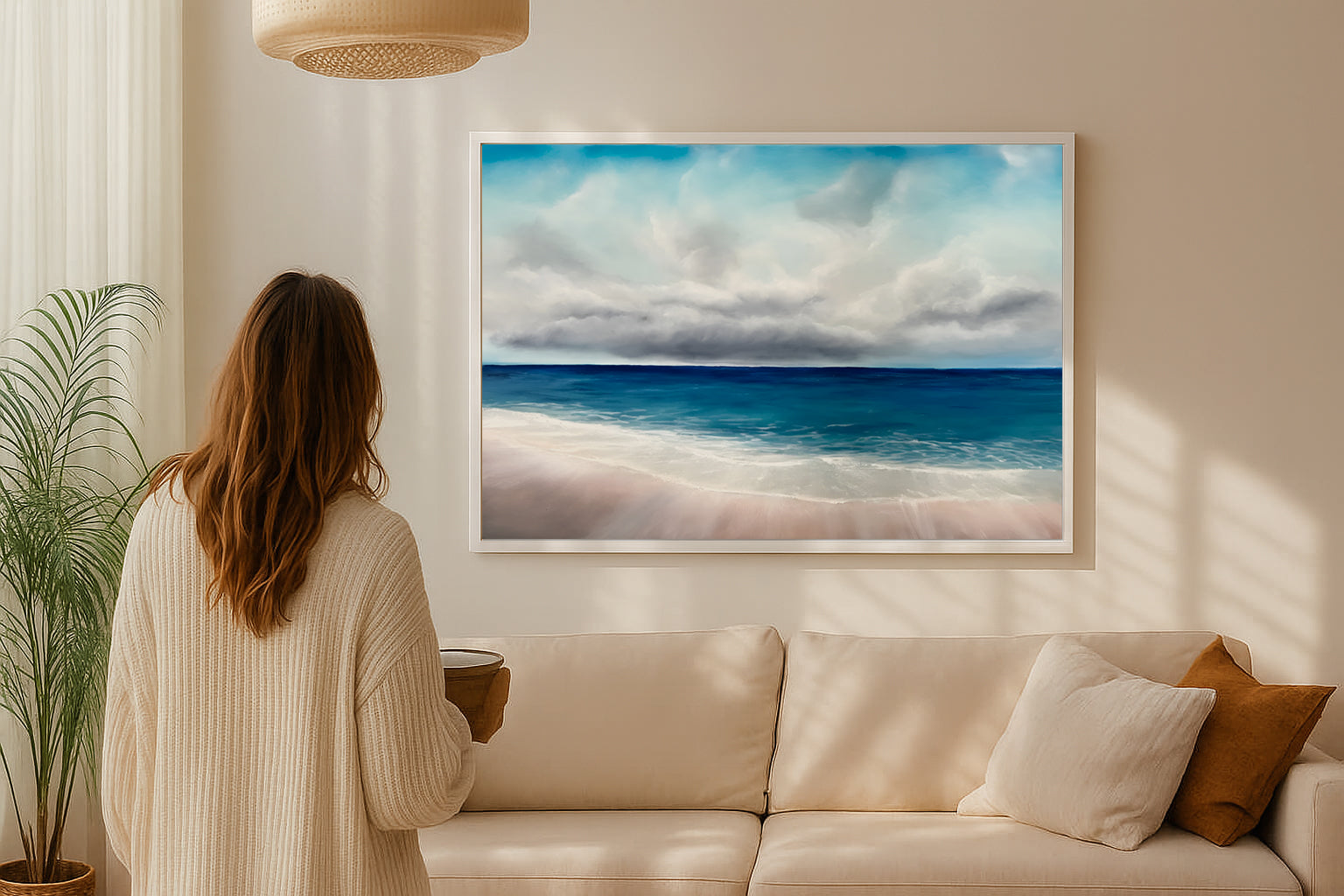 Distance- Original Atmospheric Realism Seascape Fine Art