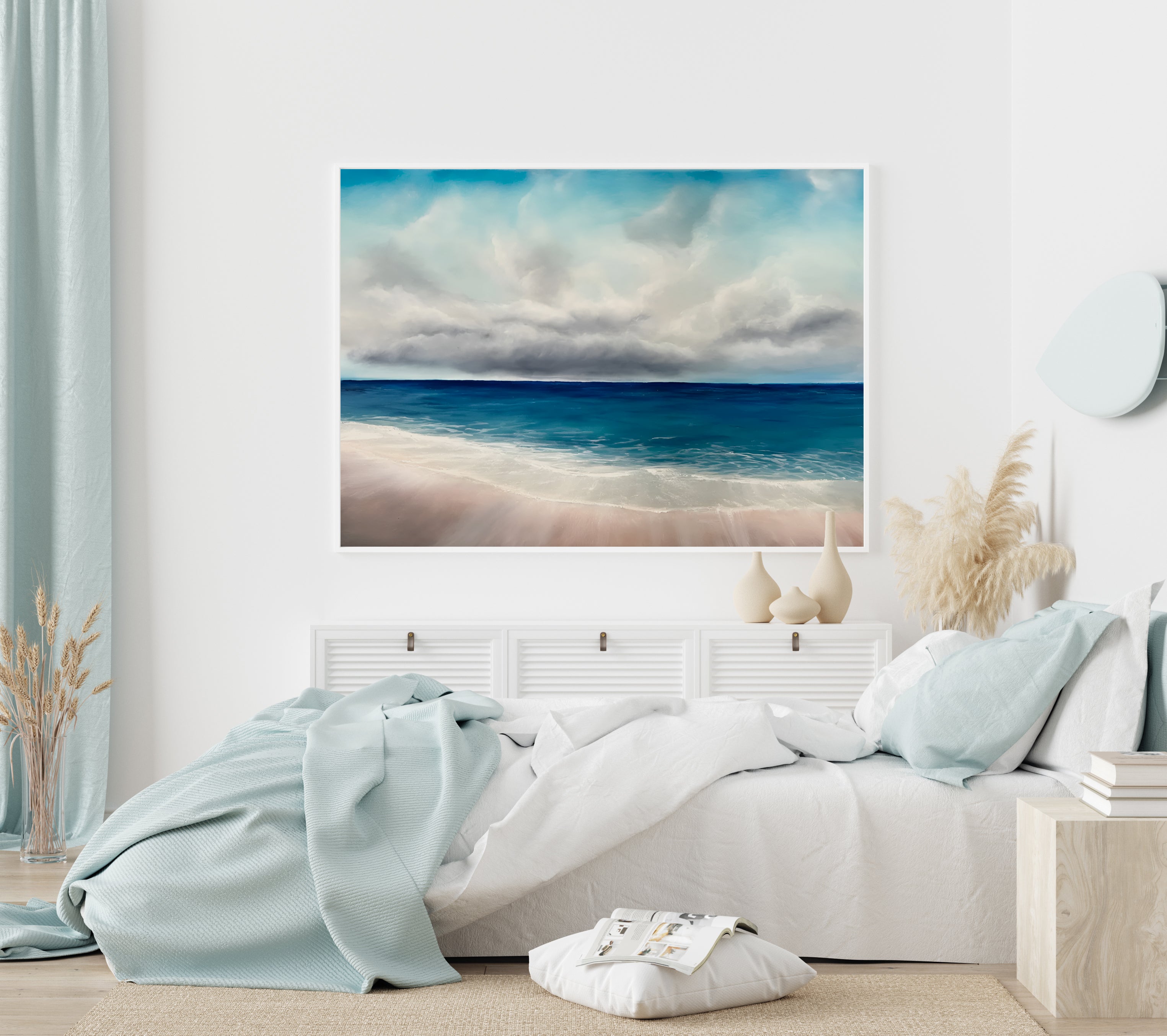 Distance- Original Atmospheric Realism Seascape Fine Art