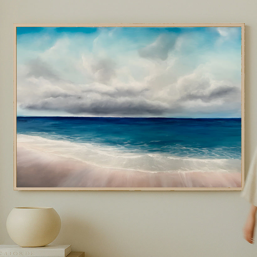 Distance- Original Atmospheric Realism Seascape Fine Art