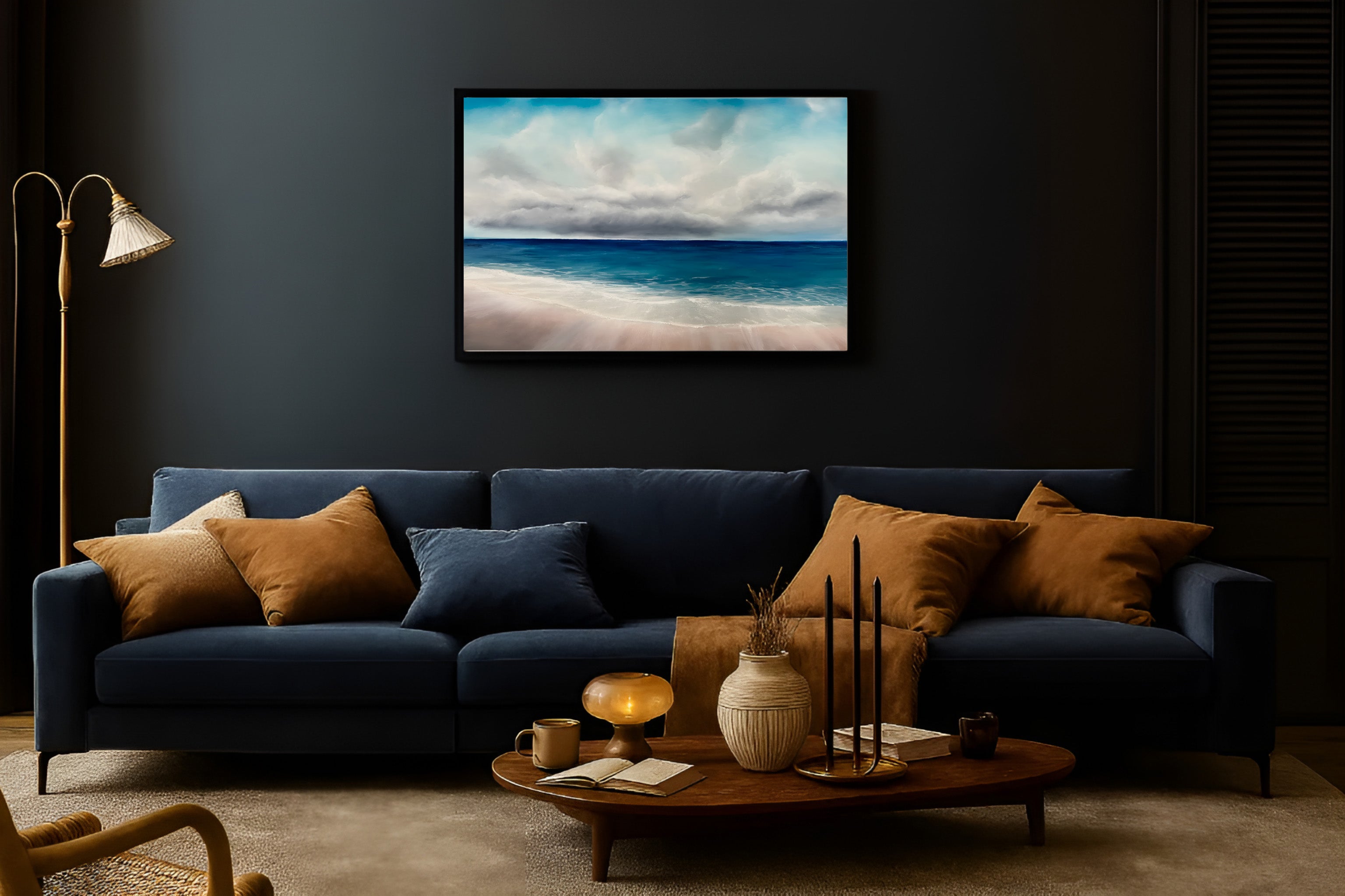 Distance- Original Atmospheric Realism Seascape Fine Art