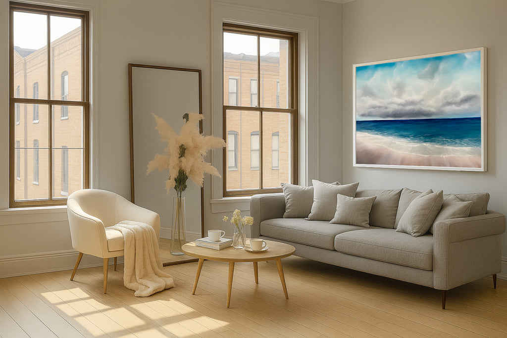 Distance- Original Atmospheric Realism Seascape Fine Art