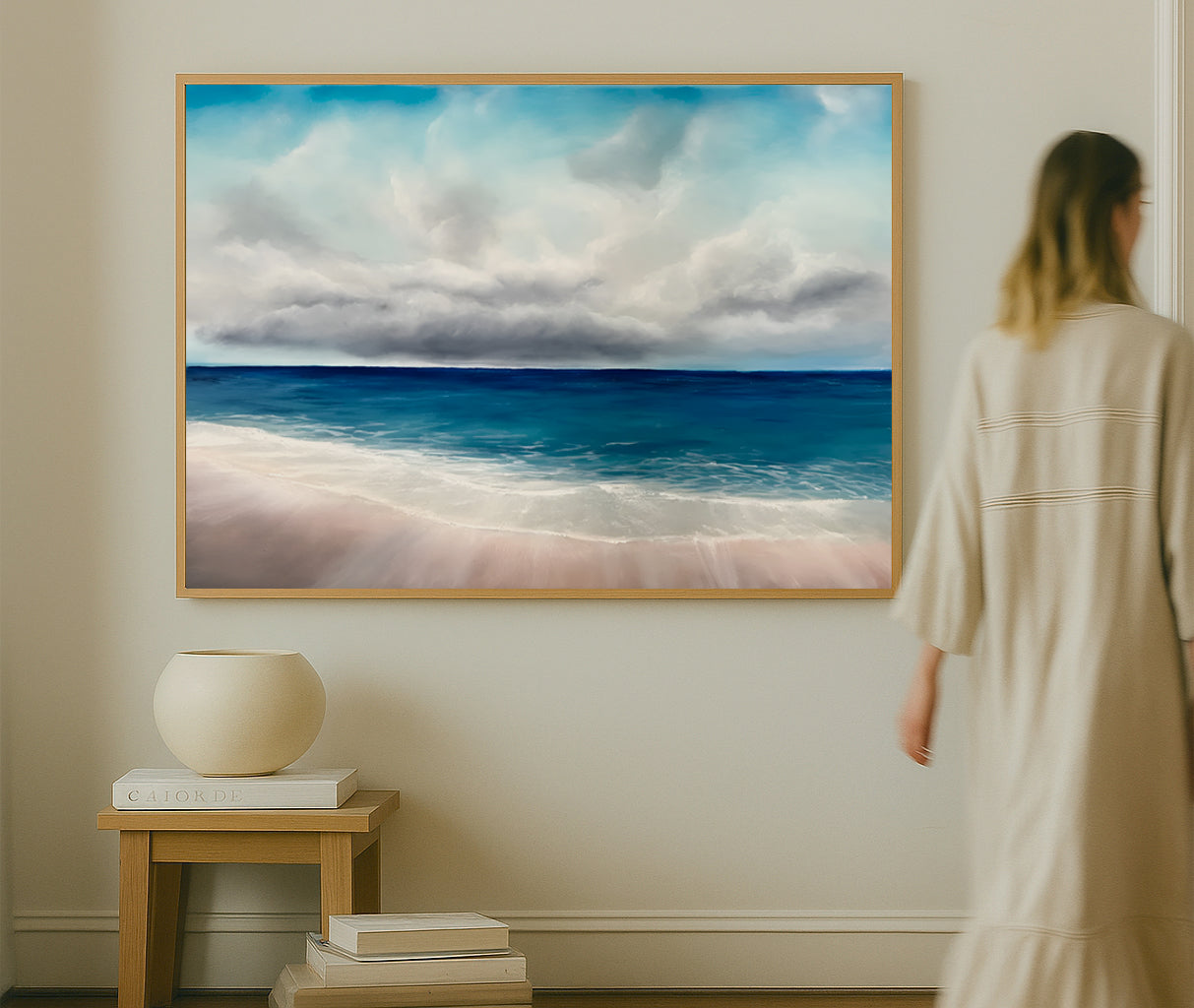 Distance- Original Atmospheric Realism Seascape Fine Art