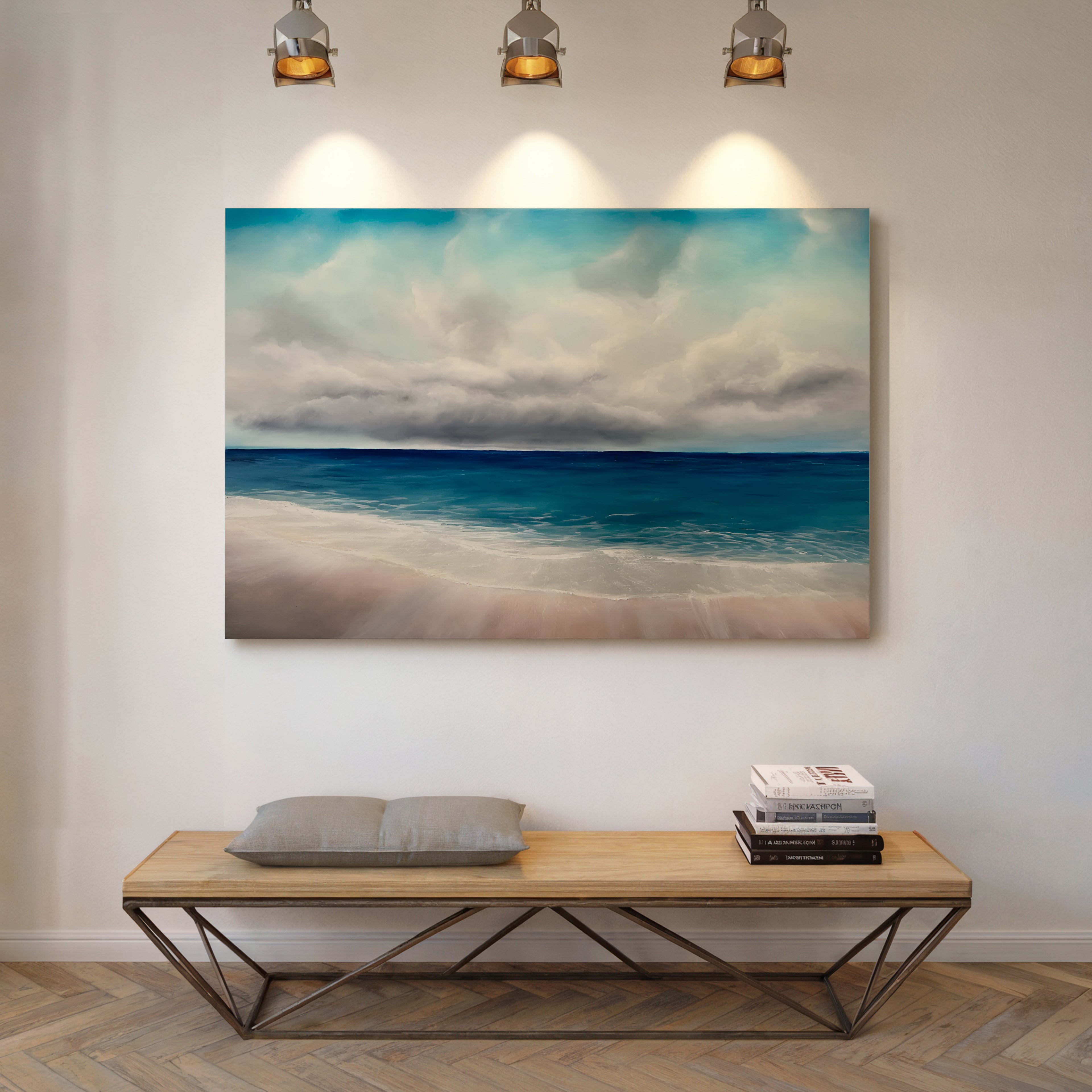 Distance- Original Atmospheric Realism Seascape Fine Art