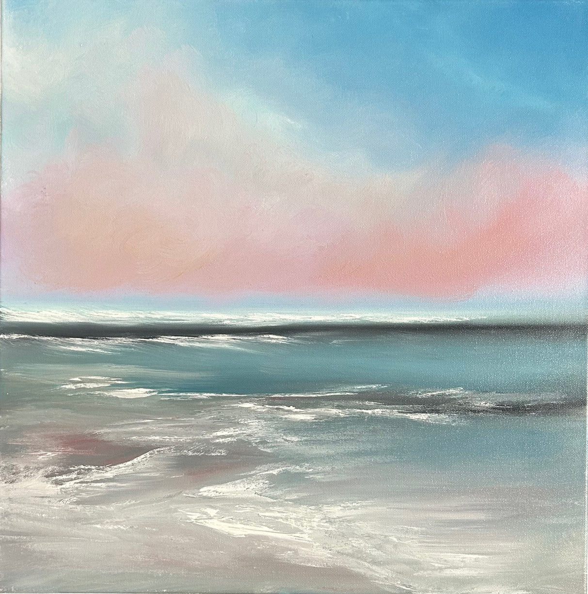 Untold Wonder- Original Abstract Seascape Fine Art by Magda Malak