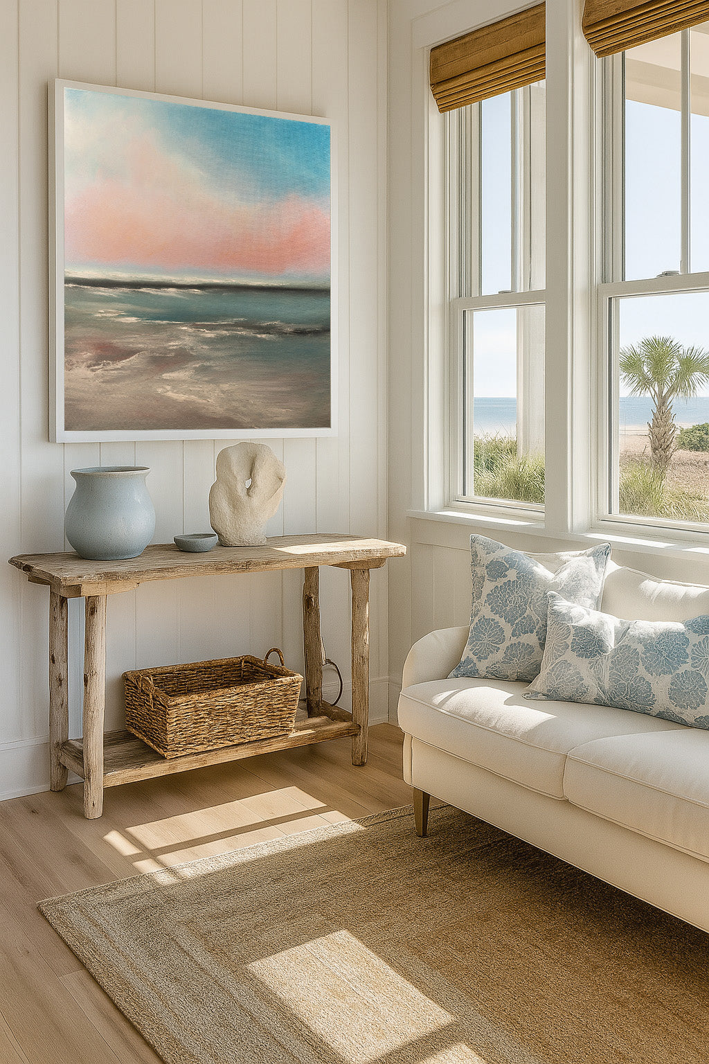 Untold Wonder- Original Abstract Seascape Fine Art by Magda Malak - Magda Malak Art