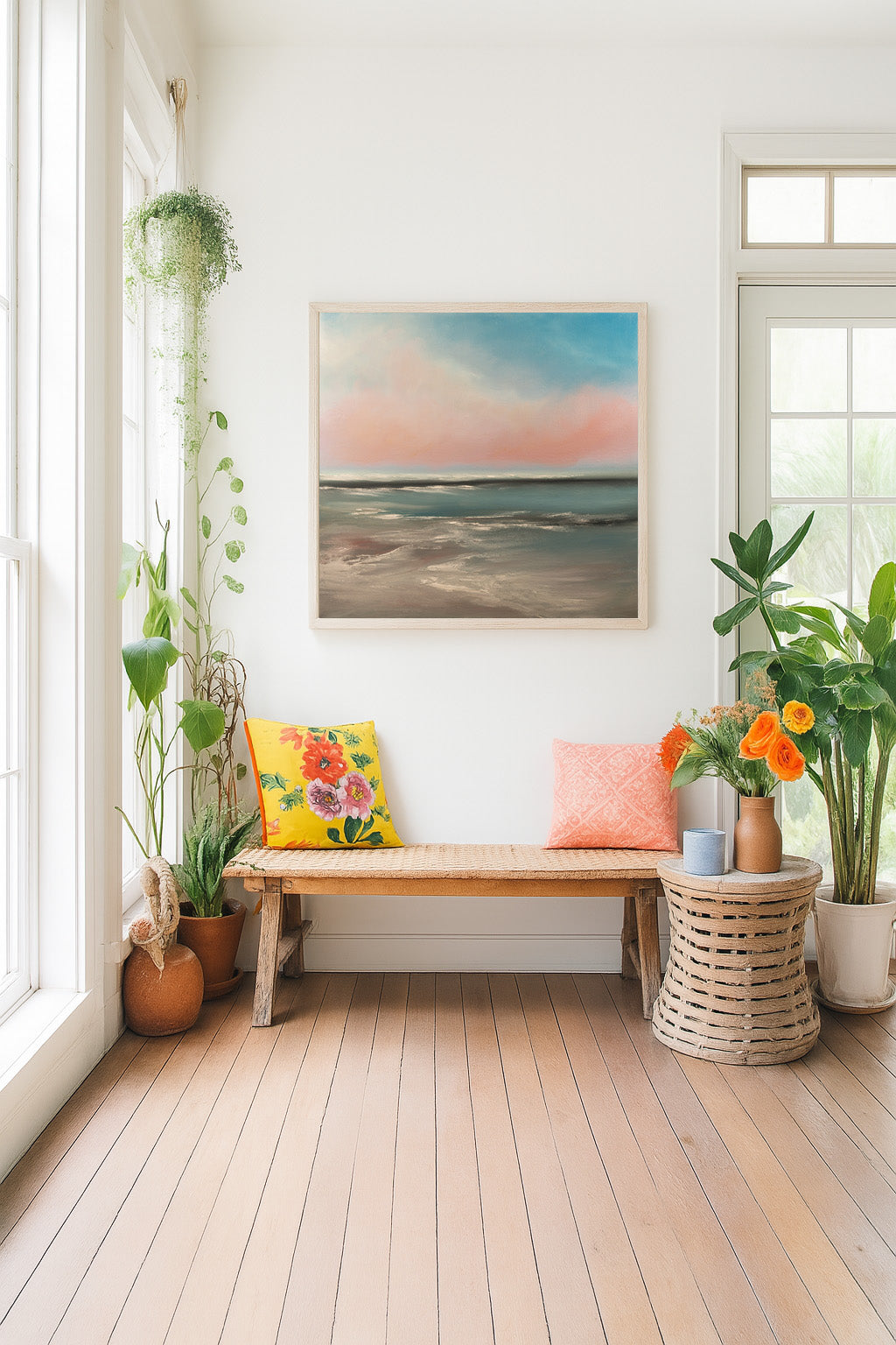 Untold Wonder- Original Abstract Seascape Fine Art by Magda Malak - Magda Malak Art