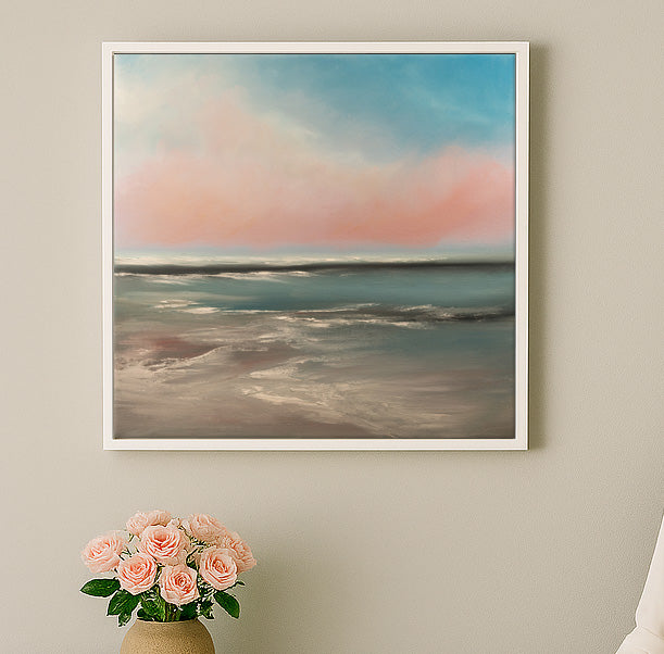 Untold Wonder- Original Abstract Seascape Fine Art by Magda Malak - Magda Malak Art
