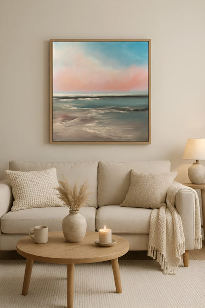 Untold Wonder- Original Abstract Seascape Fine Art by Magda Malak - Magda Malak Art