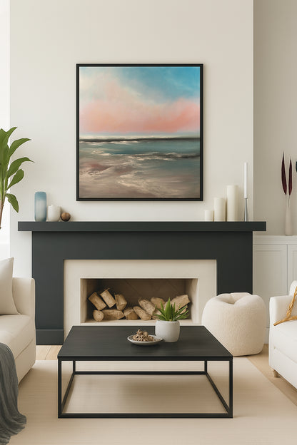 Untold Wonder- Original Abstract Seascape Fine Art by Magda Malak - Magda Malak Art