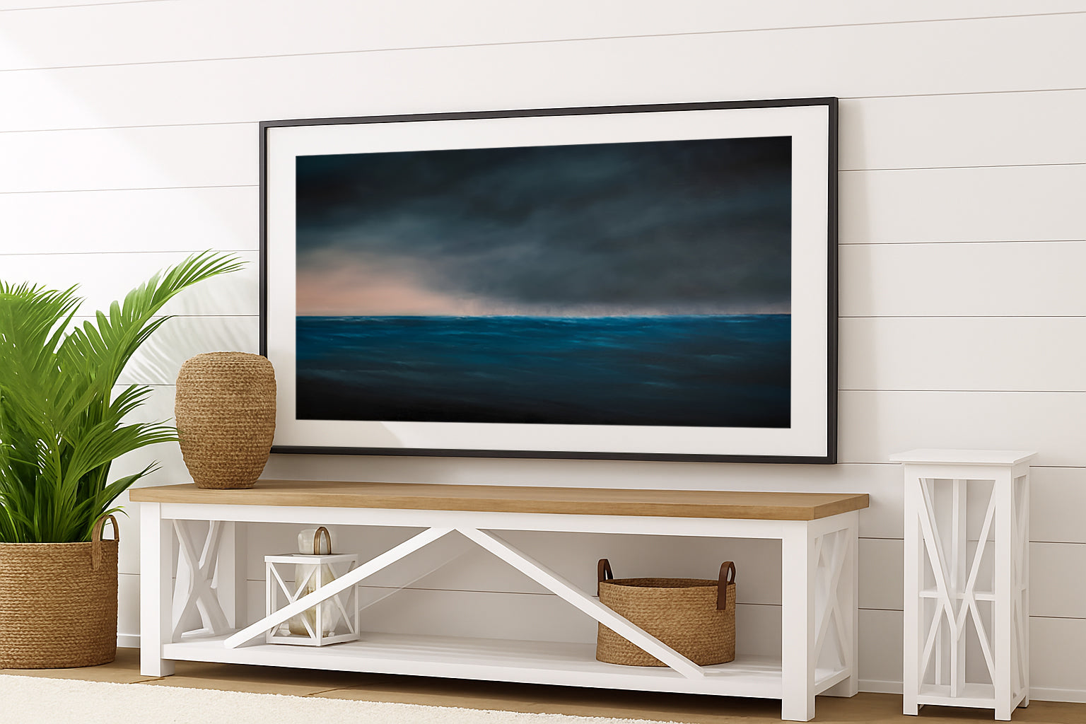 Weather The Storm- Abstract Seascape Fine Art Print on Paper