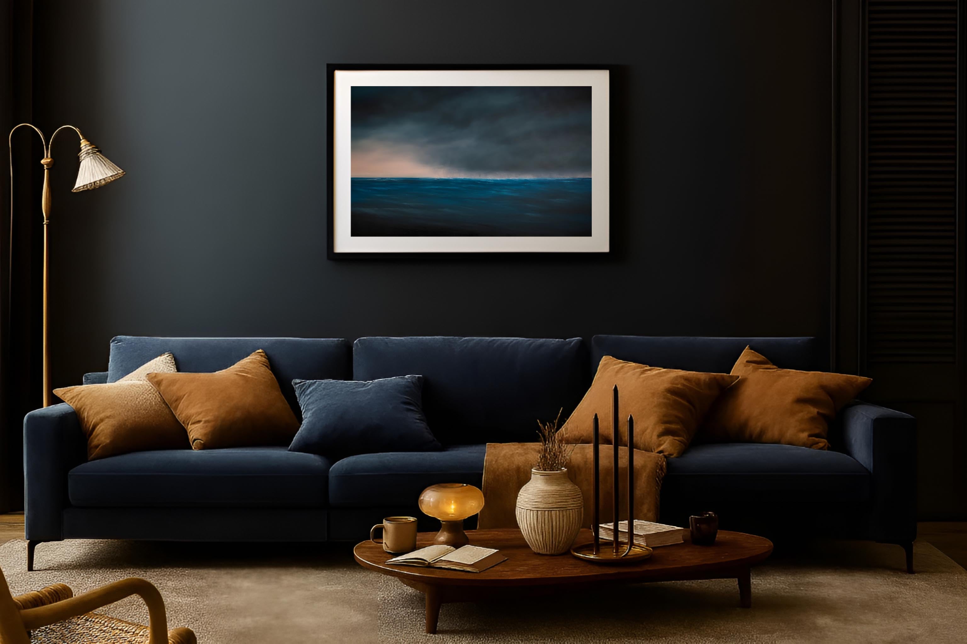 Weather The Storm- Abstract Seascape Fine Art Print on Paper