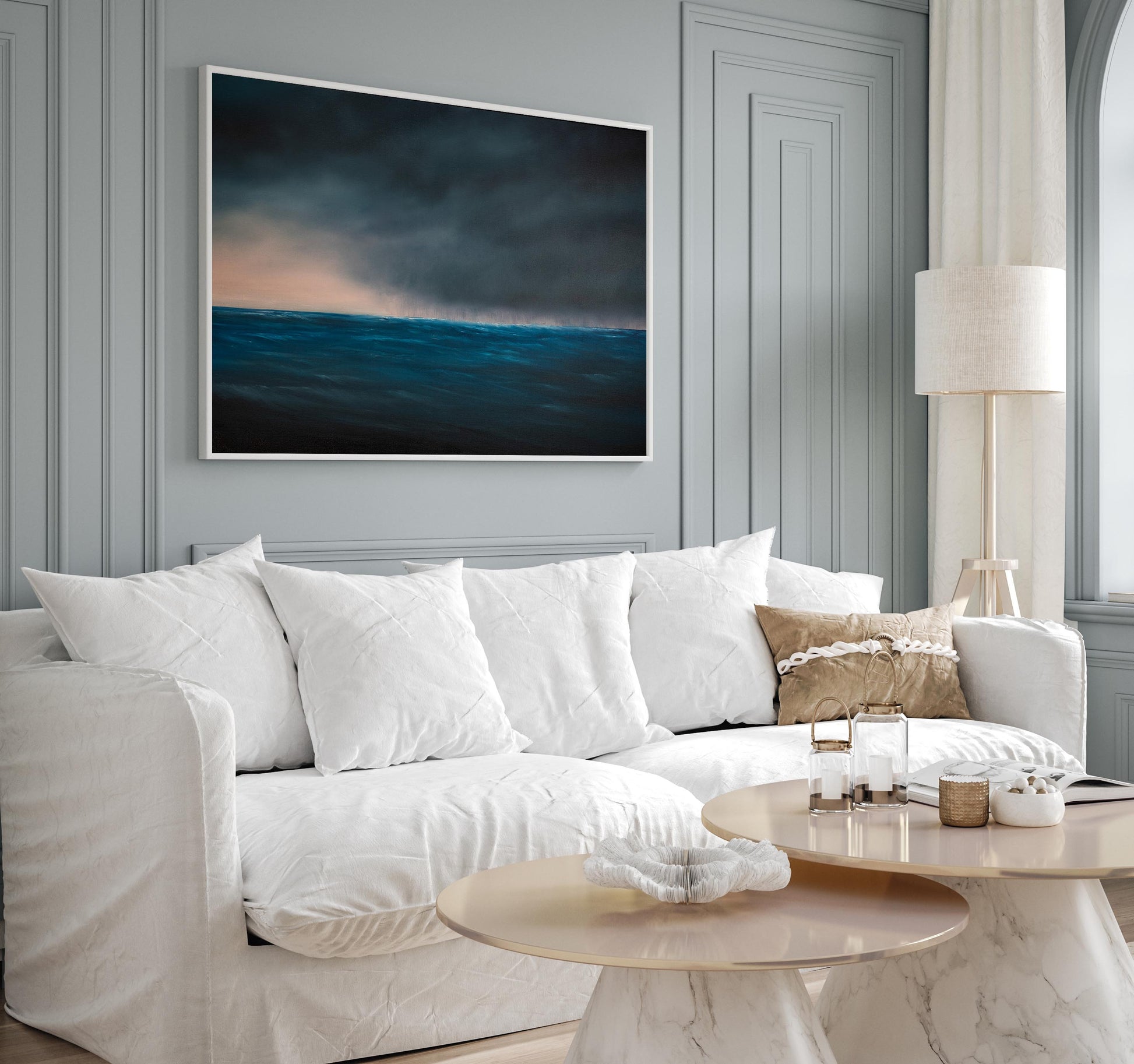 Weather The Storm- Fine Art Canvas Print - Magda Malak Art