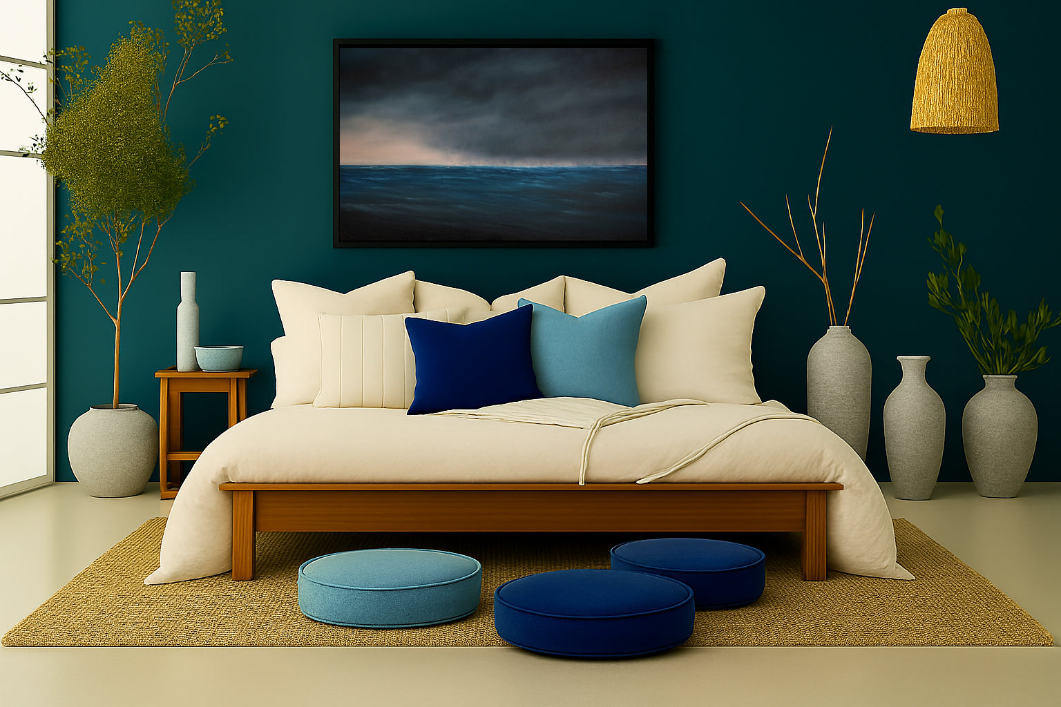 Weather The Storm- Fine Art Abstract Seascape Canvas Print