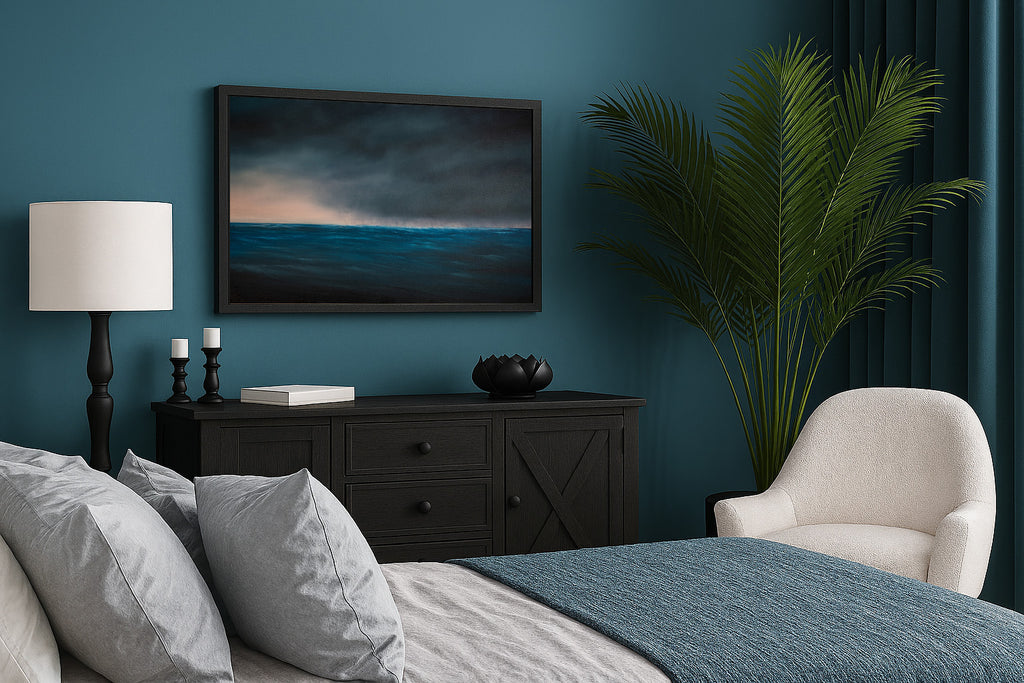 Weather The Storm- Fine Art Abstract Seascape Canvas Print