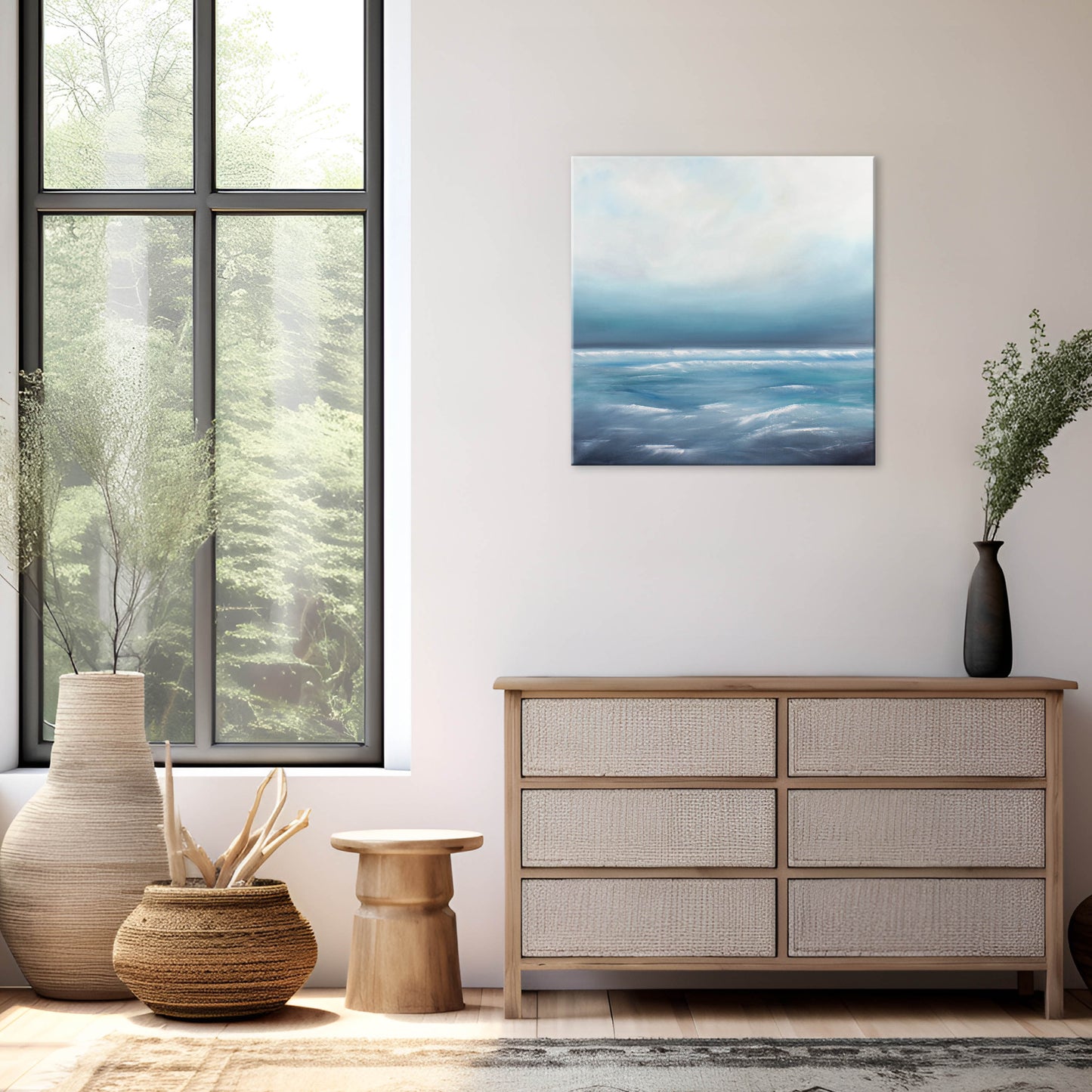 Oceans Dance Seascape Fine Art Canvas Print - Magda Malak Art