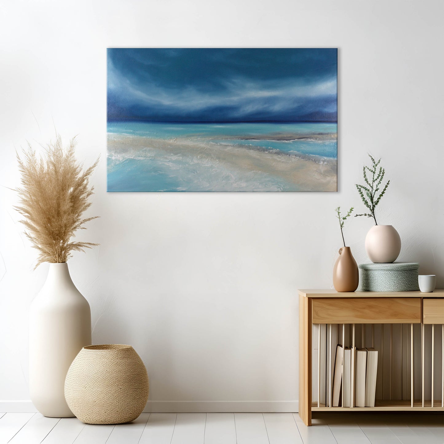 Equinox Seascape Fine Art Canvas Print - Magda Malak Art