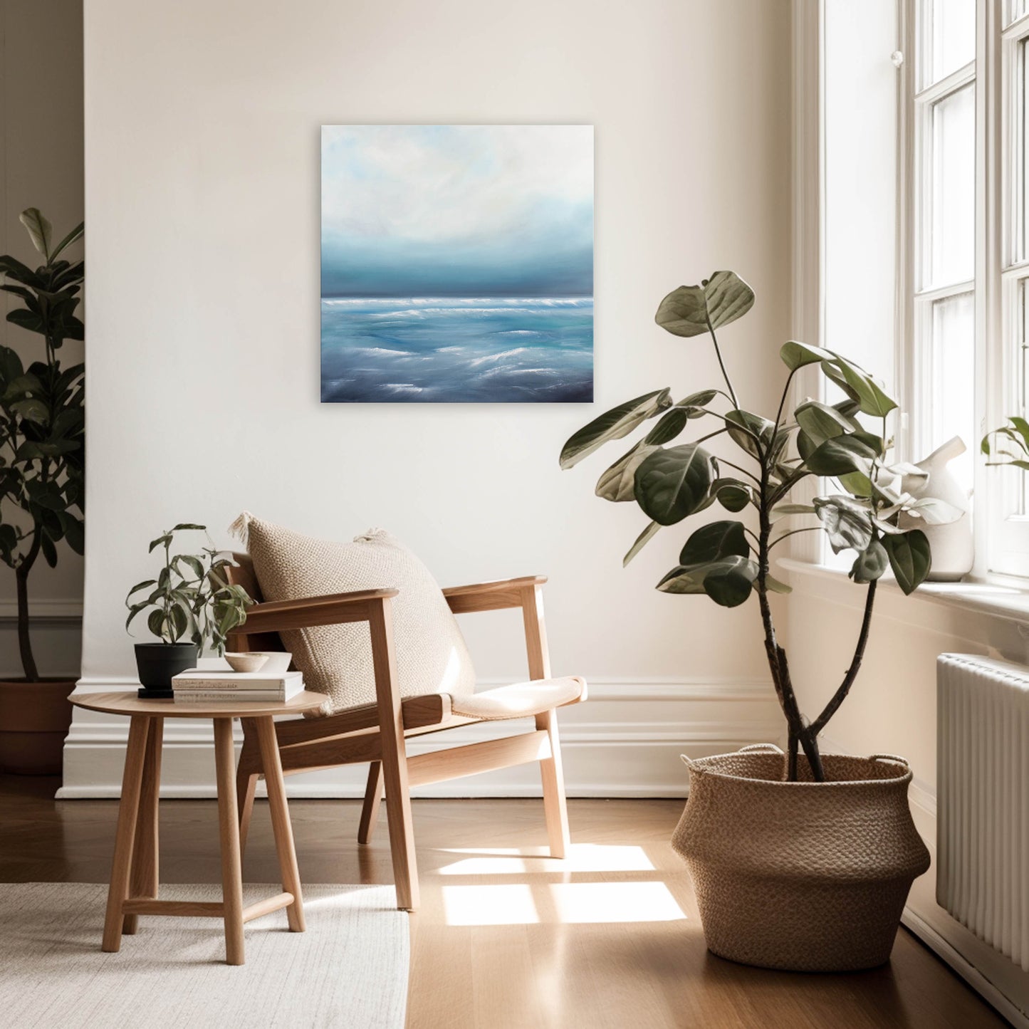 Oceans Dance Seascape Fine Art Canvas Print - Magda Malak Art