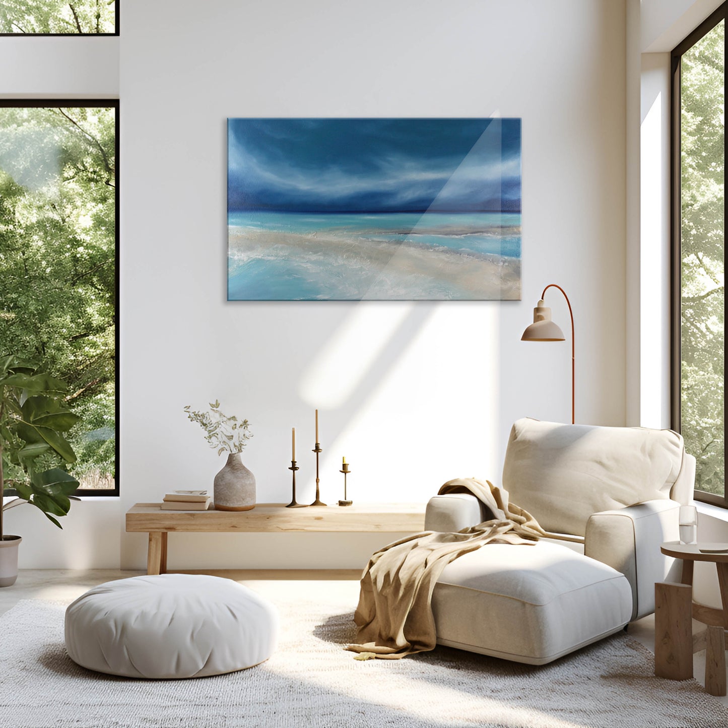 Equinox Seascape Fine Art Canvas Print - Magda Malak Art