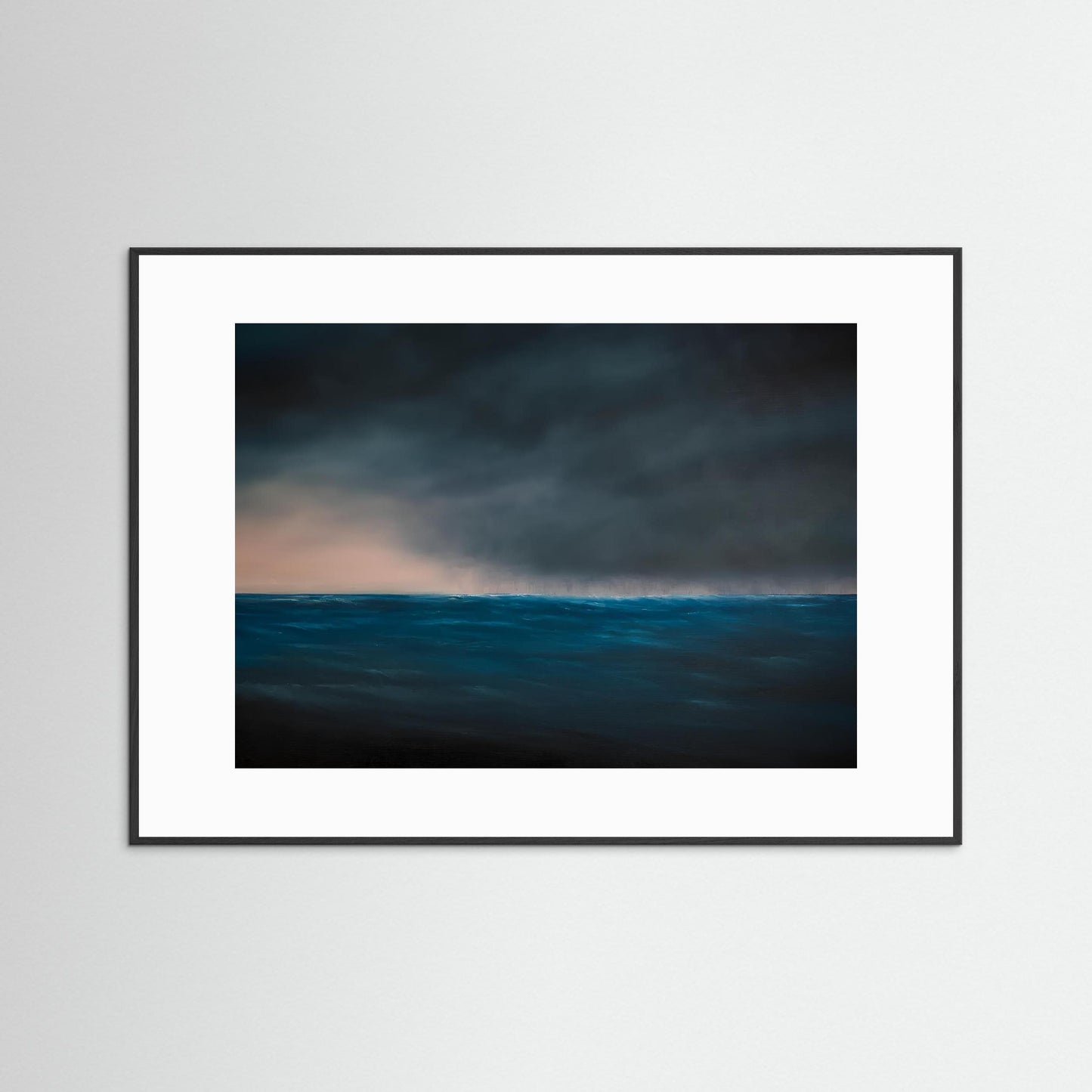 Weather The Storm- Abstract Seascape Print on Fine Art Paper