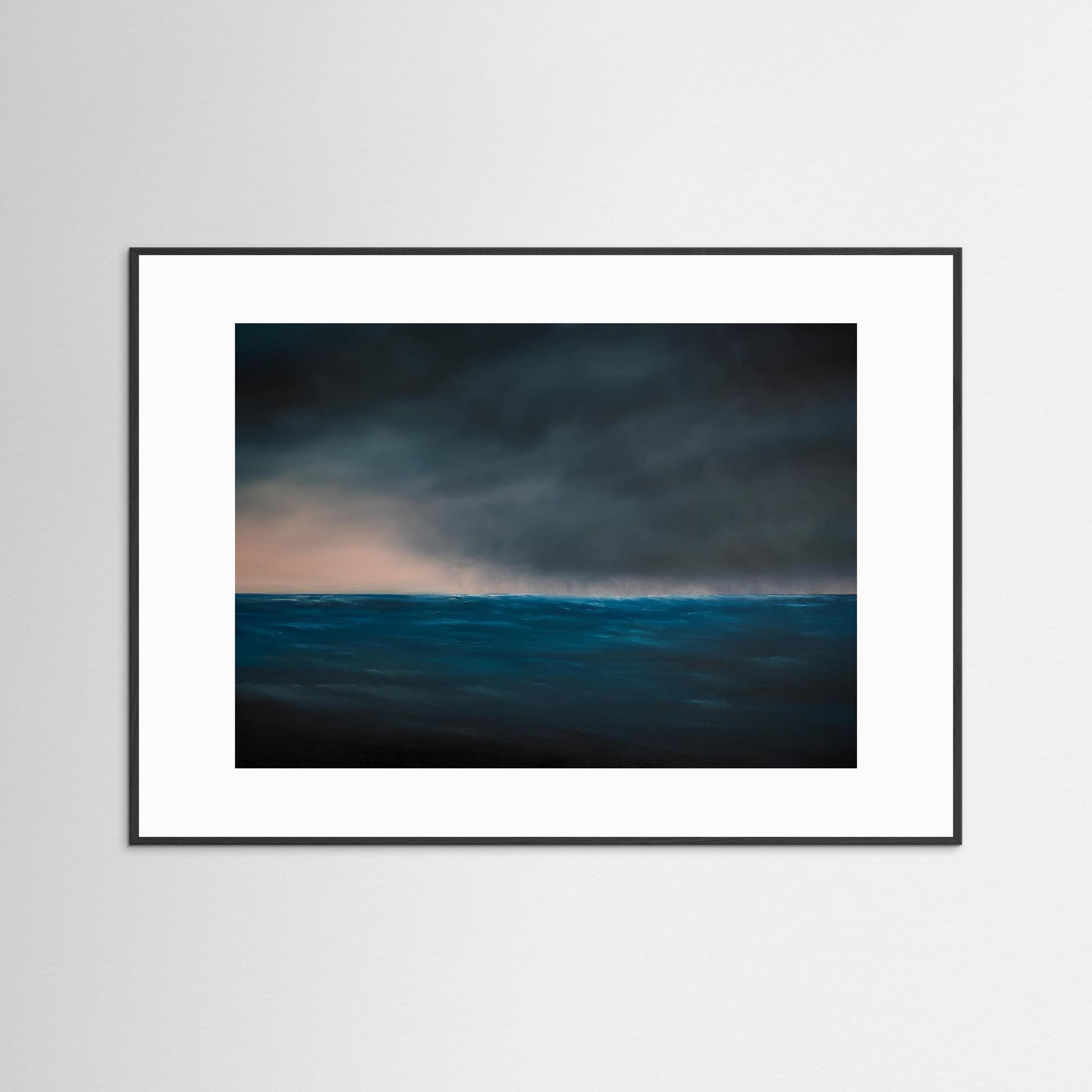 Weather The Storm- Abstract Seascape Print on Fine Art Paper