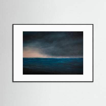 Weather The Storm- Abstract Seascape Print on Fine Art Paper