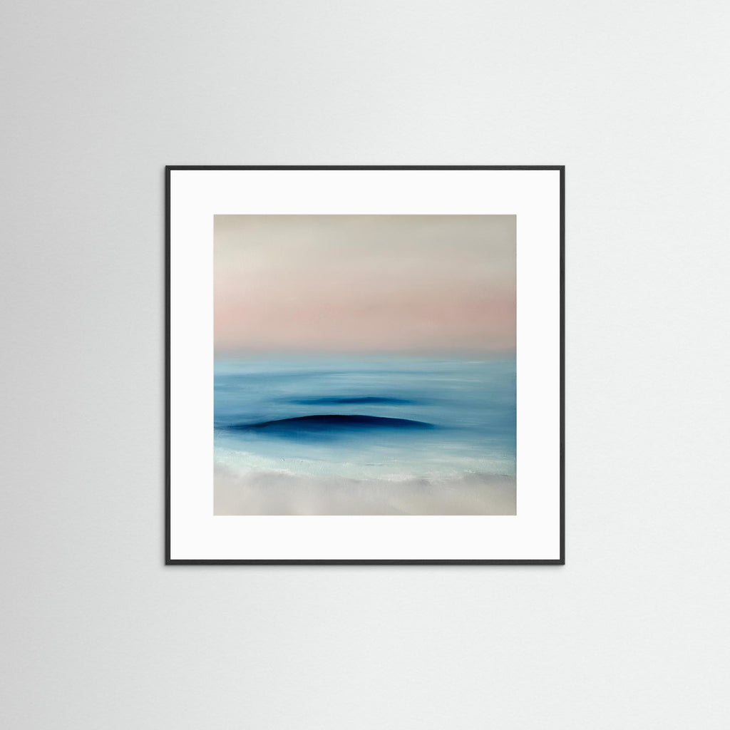 Refuge- Abstract Seascape Fine Art Print on Paper