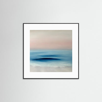 Refuge- Abstract Seascape Fine Art Print on Paper