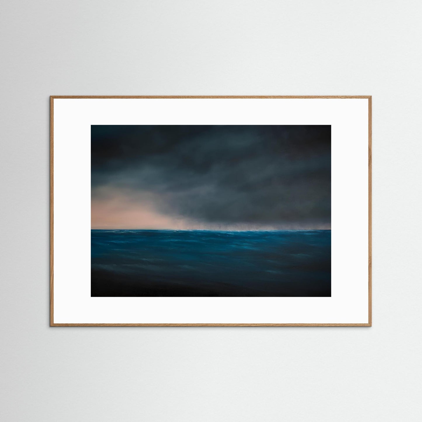 Weather The Storm- Abstract Seascape Print on Fine Art Paper