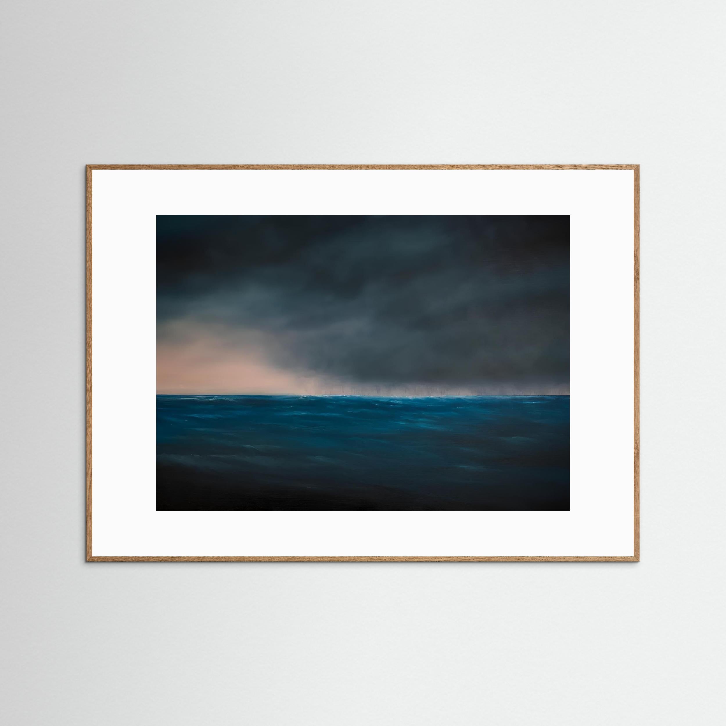 Weather The Storm- Abstract Seascape Print on Fine Art Paper