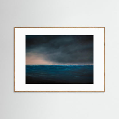Weather The Storm- Abstract Seascape Print on Fine Art Paper