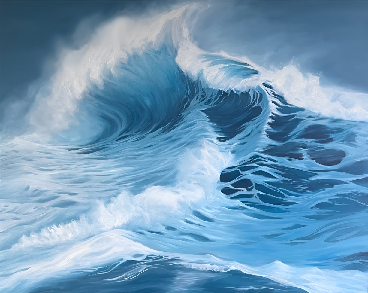 Crescendo, original oil painting by Magda Malak