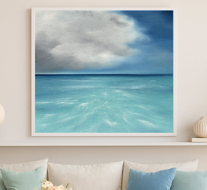 Tropicana-  Fine Art Abstract Seascape Canvas Print