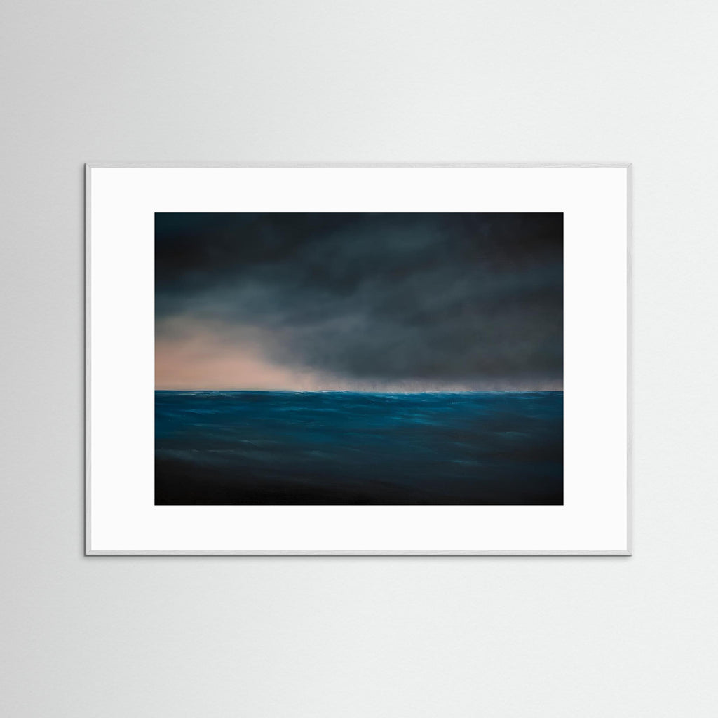 Weather The Storm- Abstract Seascape Print on Fine Art Paper