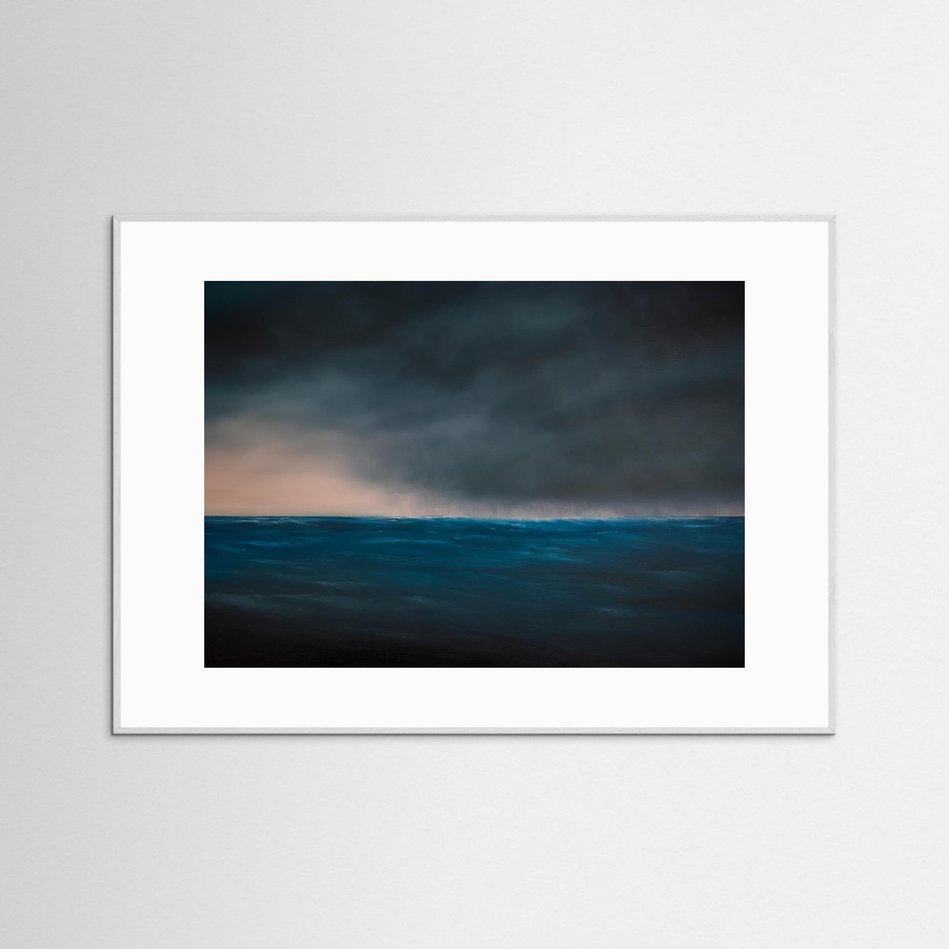 Weather The Storm- Abstract Seascape Print on Fine Art Paper