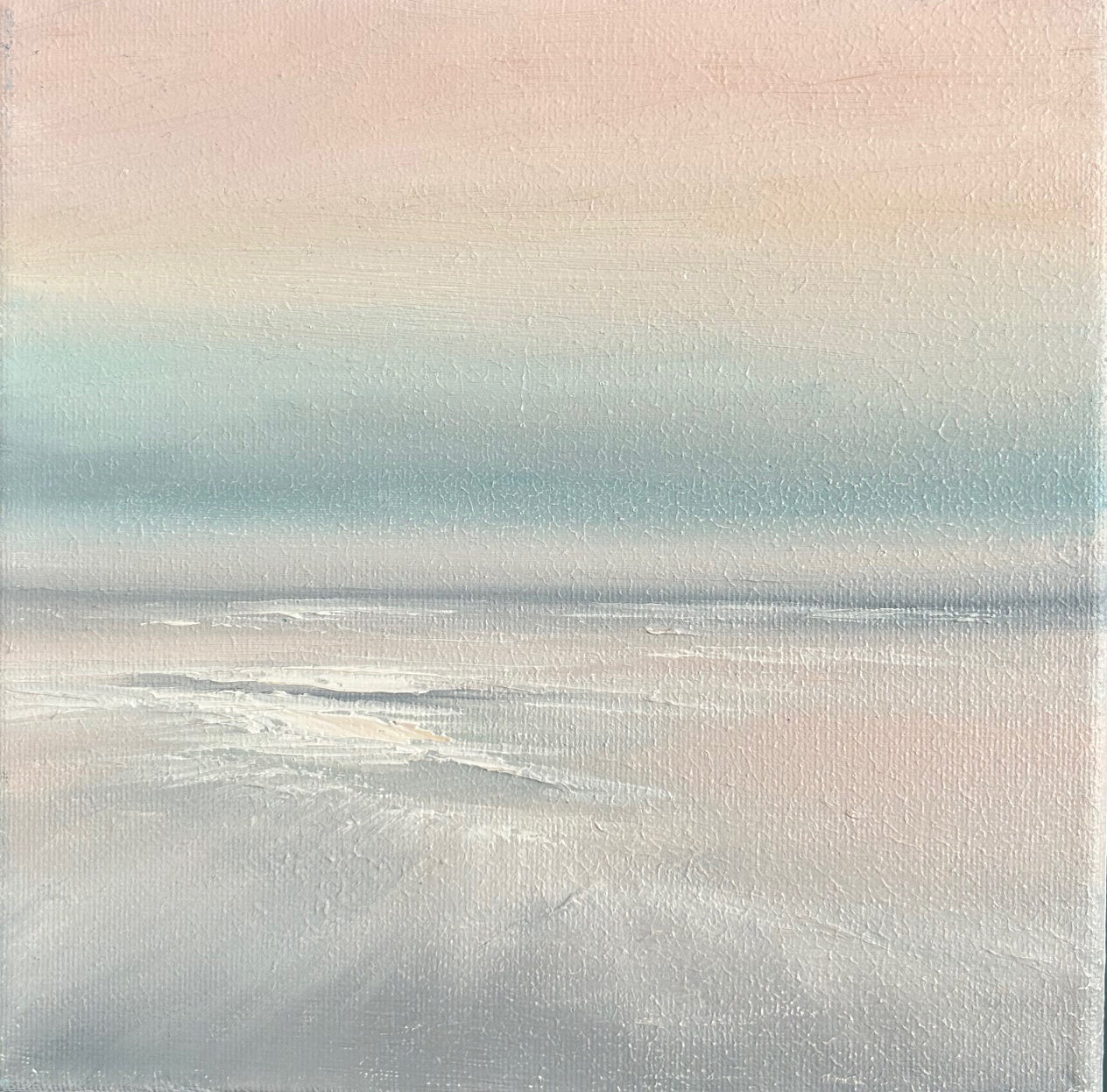 Heaven Sent- Original Abstract Seascape Fine Art by Magda Malak