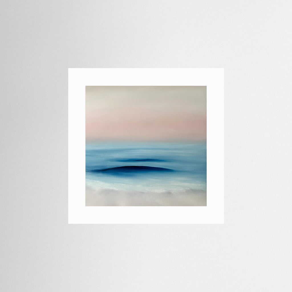 Refuge- Abstract Seascape Fine Art Print on Paper