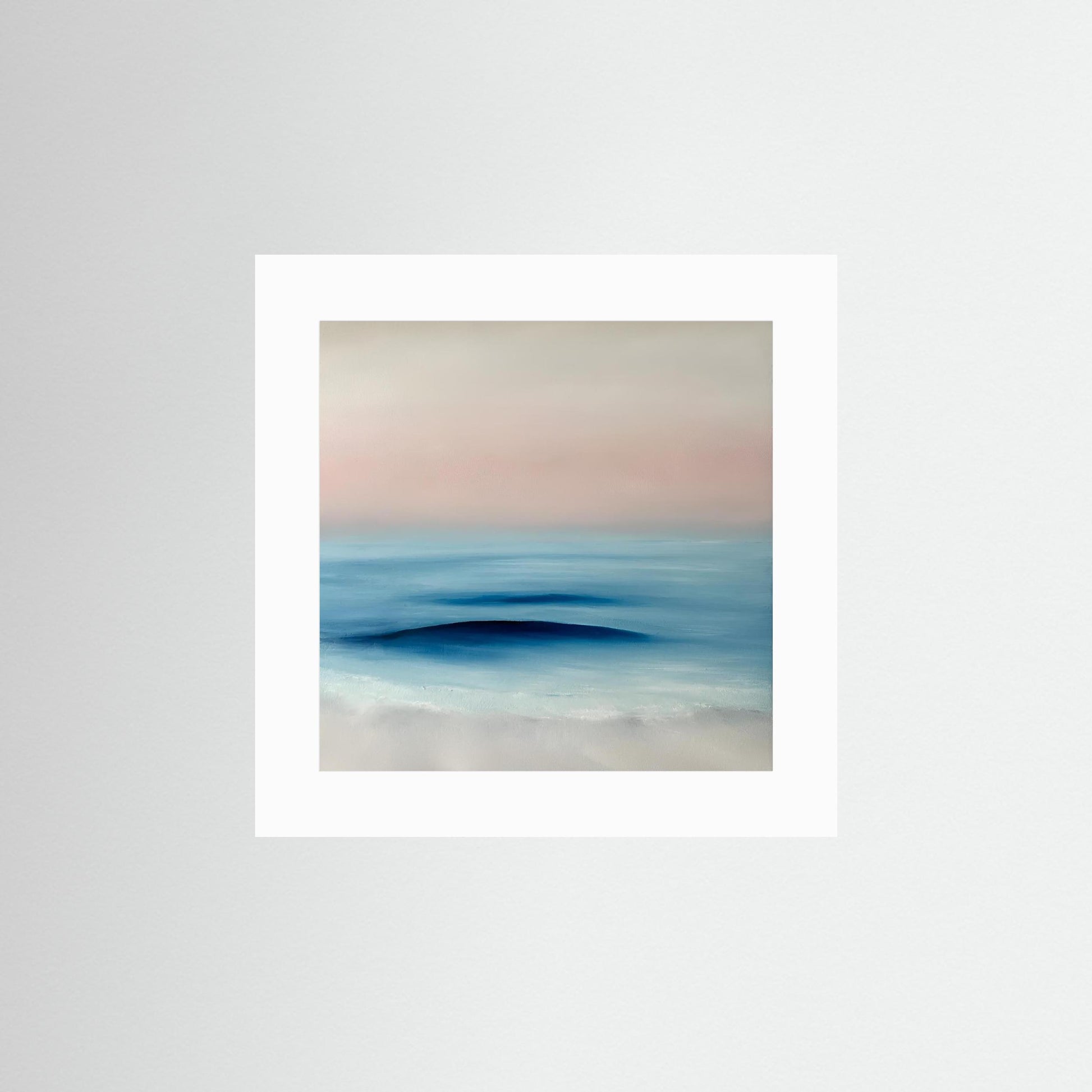 Refuge- Abstract Seascape Fine Art Print on Paper