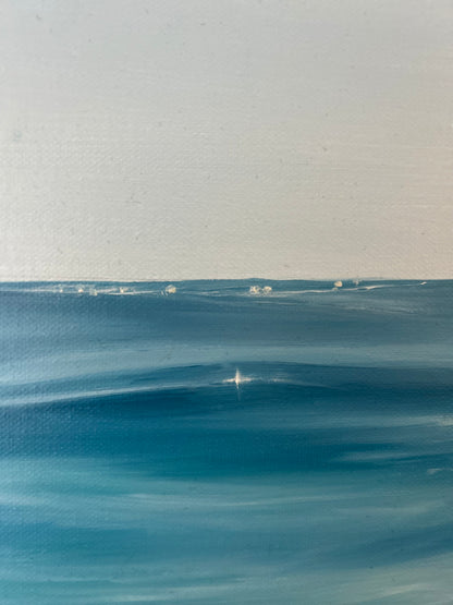 Crystal Waters- Original Contemporary Fine Art Seascape Oil Painting
