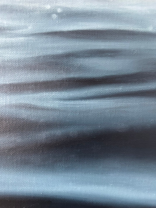 Diamond Seas - Original Contemporary Fine Art Seascape Oil Painting - Magda Malak Art