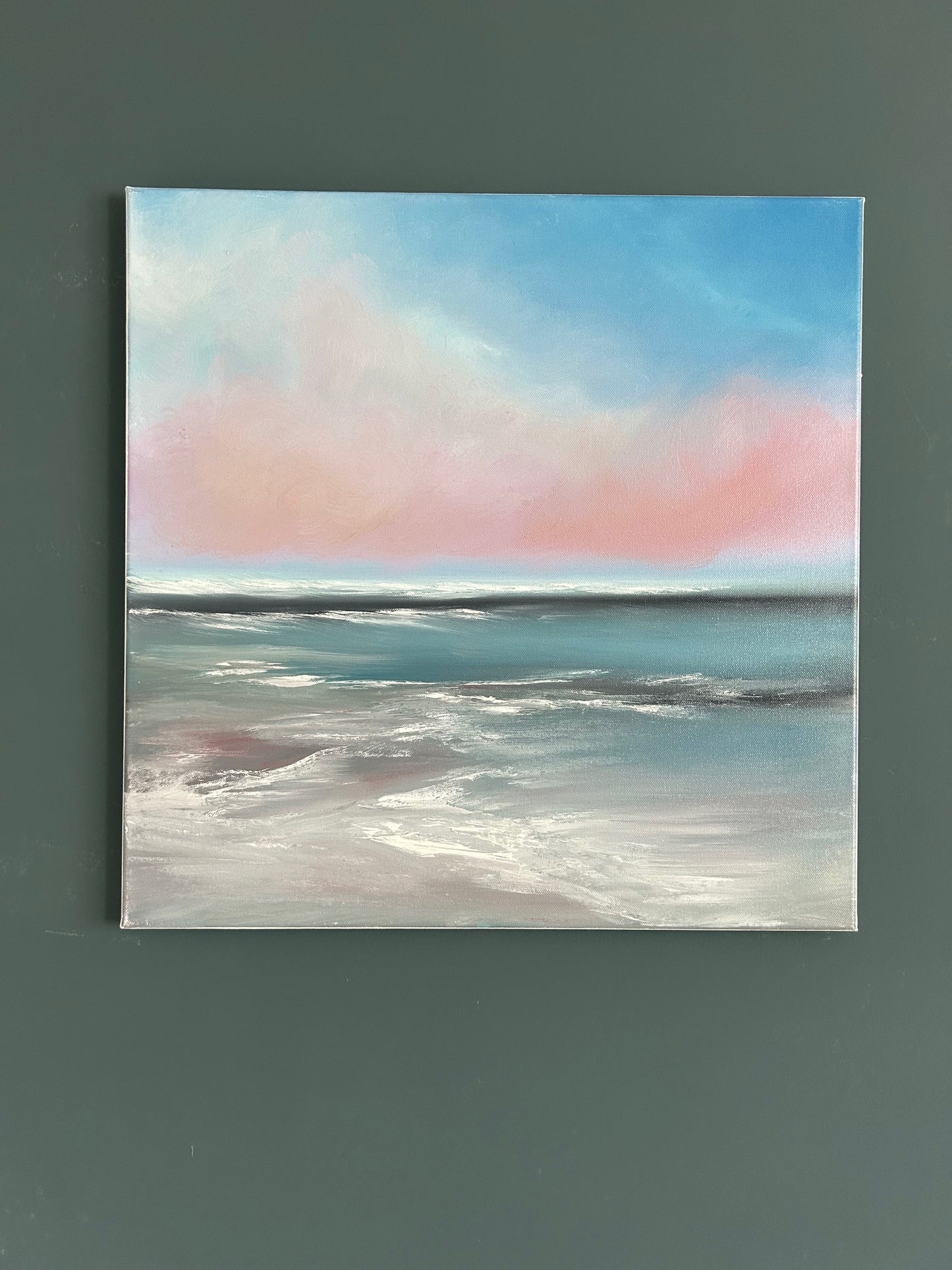 Untold Wonder- Original Abstract Seascape Fine Art by Magda Malak - Magda Malak Art