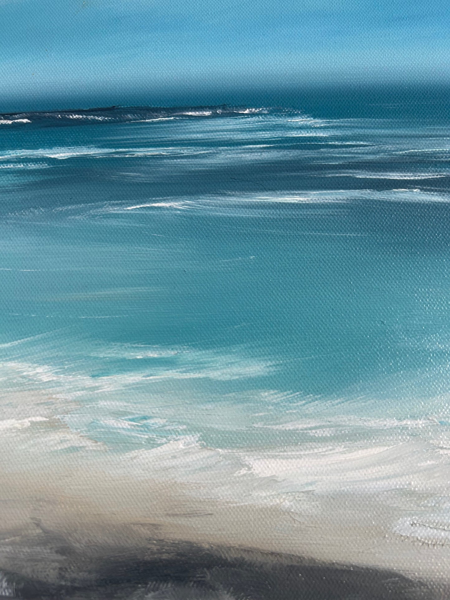 Sirens Call - Original Atmospheric Realism Seascape Fine Art by Magda Malak - Magda Malak Art