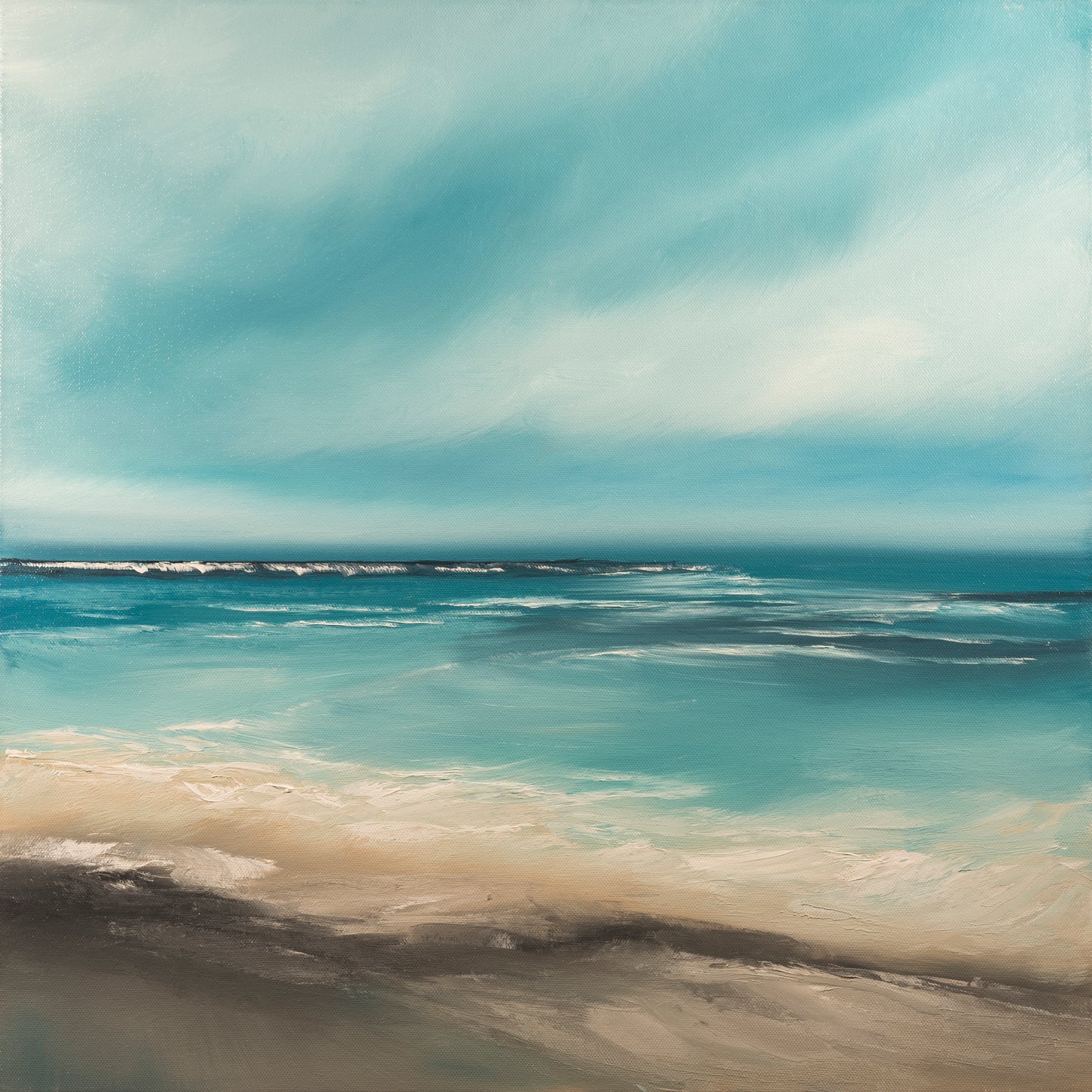 Sirens Call - Original Atmospheric Realism Seascape Fine Art by Magda Malak - Magda Malak Art