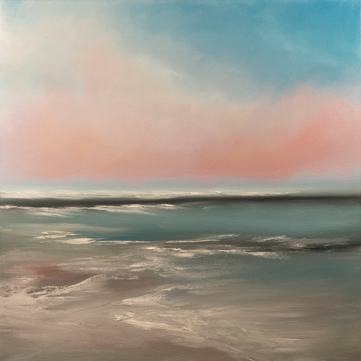 Untold Wonder- Original Abstract Seascape Fine Art by Magda Malak - Magda Malak Art