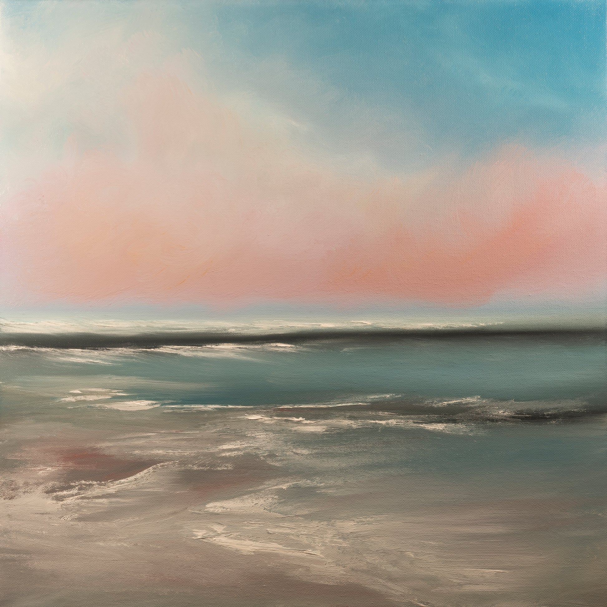 Untold Wonder- Original Abstract Seascape Fine Art by Magda Malak - Magda Malak Art