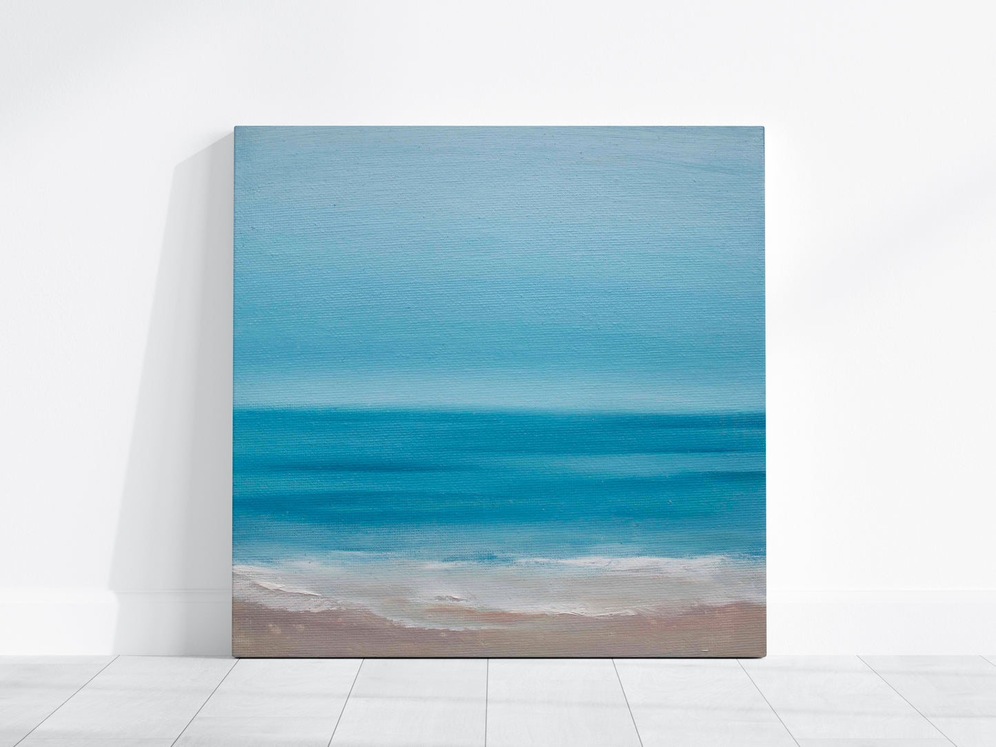 Balance Original Oil Seascape Framed Canvas Wall Art