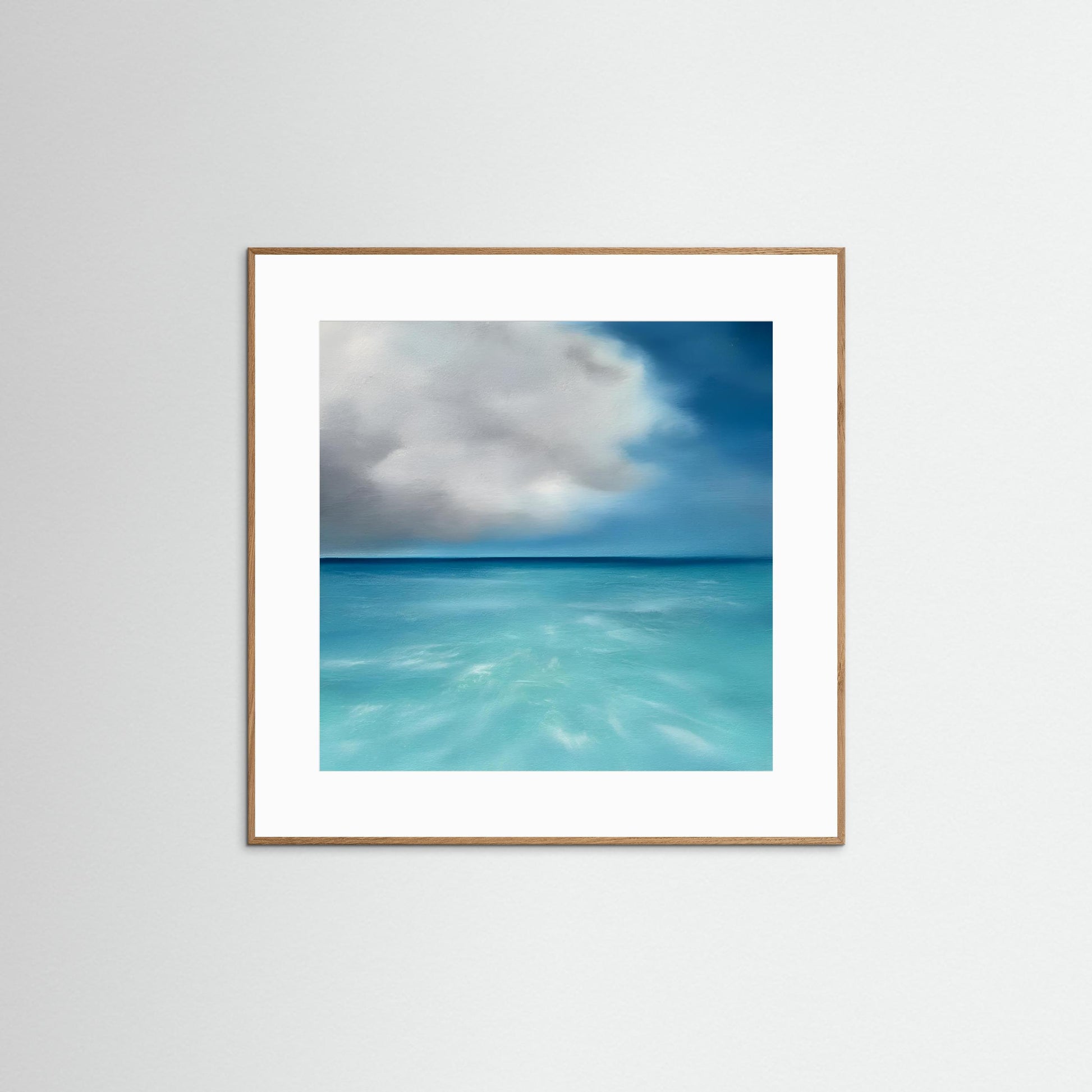 Tropicana- Abstract Seascape Fine Art Print on Paper