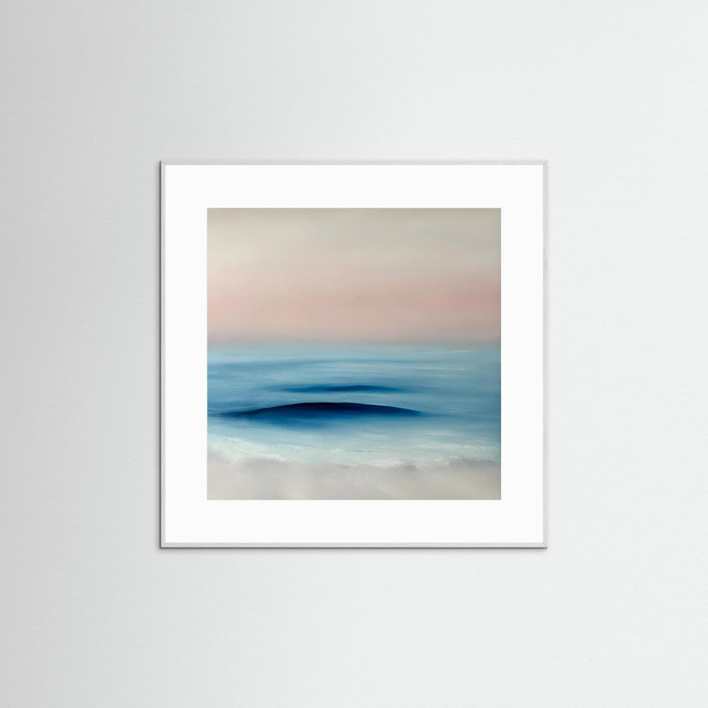 Refuge- Abstract Seascape Fine Art Print on Paper